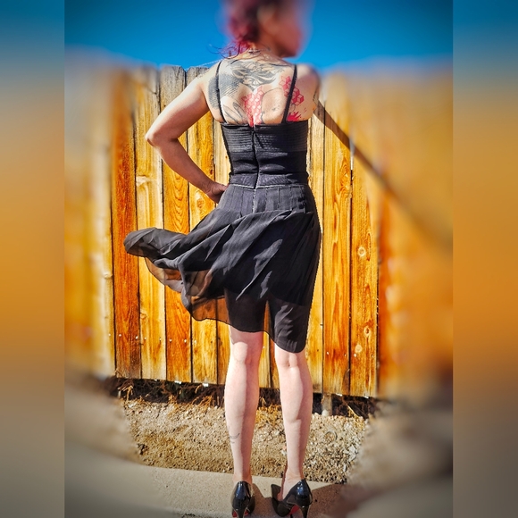 Black BCBGMaxAzaria dress - Picture 4 of 6